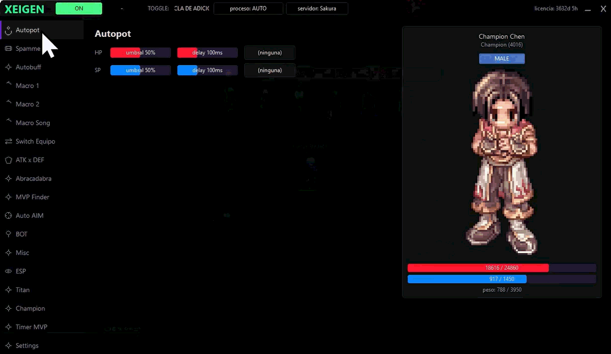 Vista previa de XEIGEN App